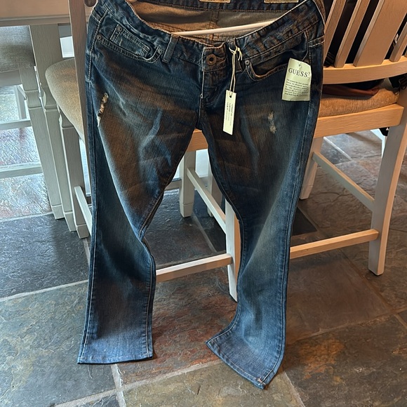 NWT VINTAGE GUESS Starlet Straight Blue Jeans - Picture 3 of 6